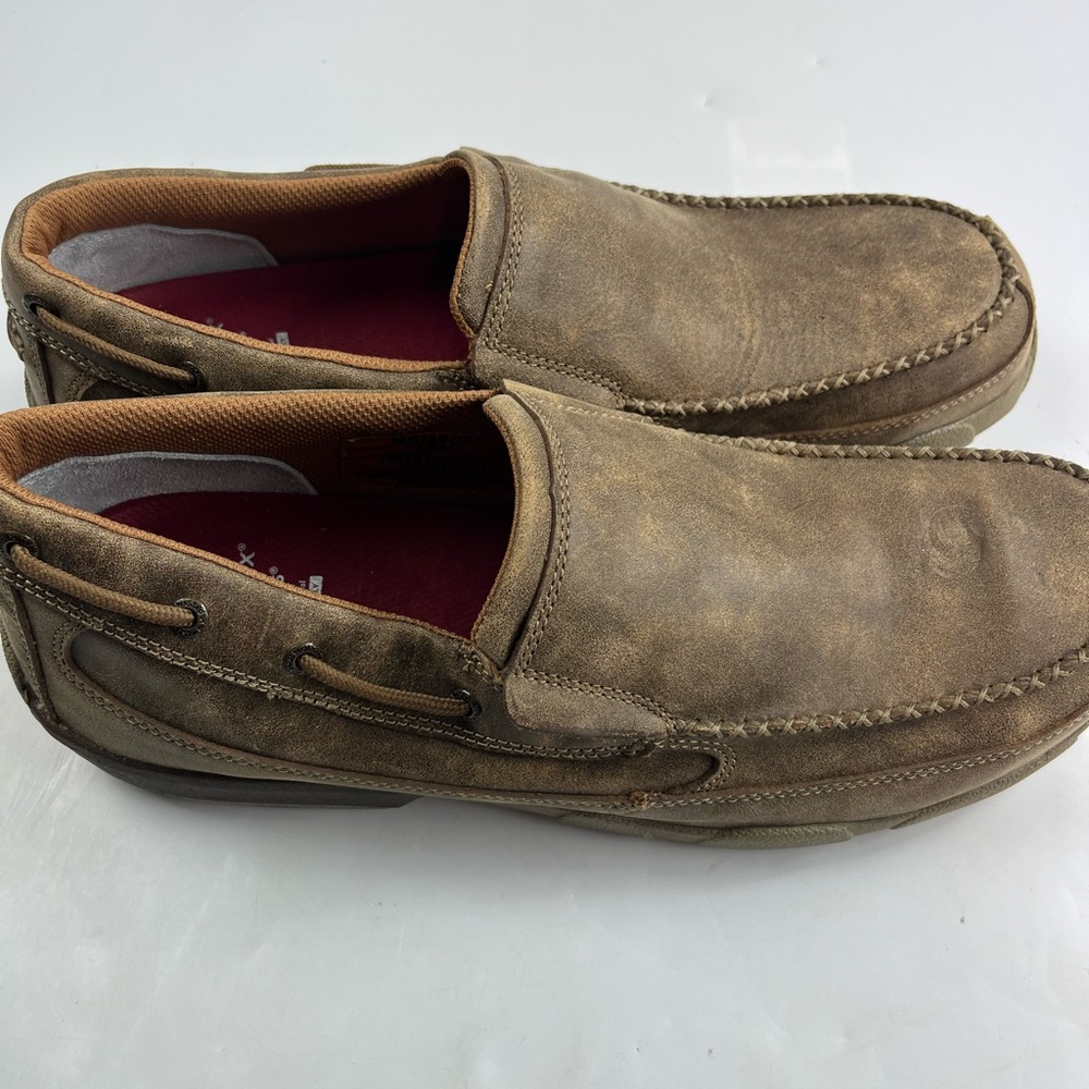Twisted X MDMSC03 Work Comp Toe ASTM EH Driving Moc Loafer Slip-on Shoe 13M